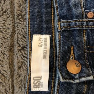 RSQ Sunset Highrise Denim Shorts